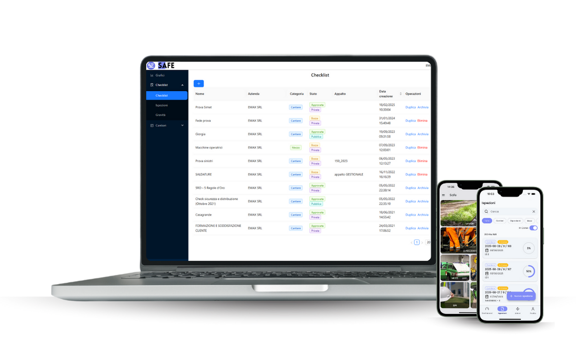 Emax SAFE pc con smartphone nuova grafica